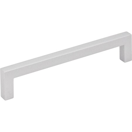 Elements 128 mm Center-to-Center Matte Silver Square Stanton Cabinet Bar Pull 625-128MS